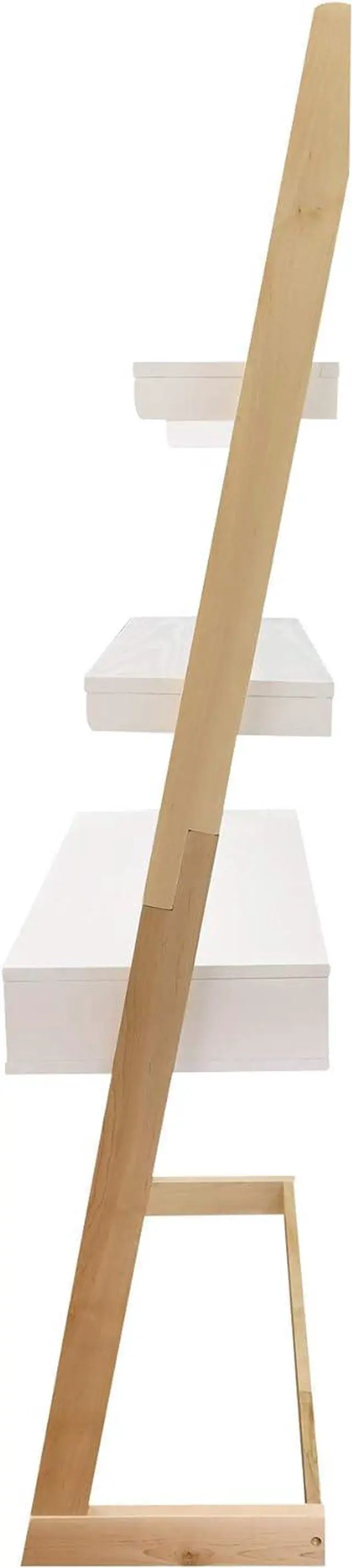 Alt view image 7 of 7 - American Trails Freestanding Ladder Desk With Drawer, Natural Maple/White