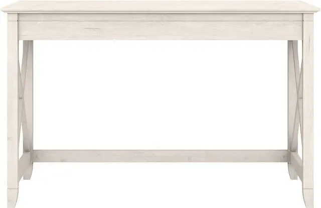 Alt view image 7 of 7 - Bush Furniture Key West 48W Writing Desk in Linen White Oak