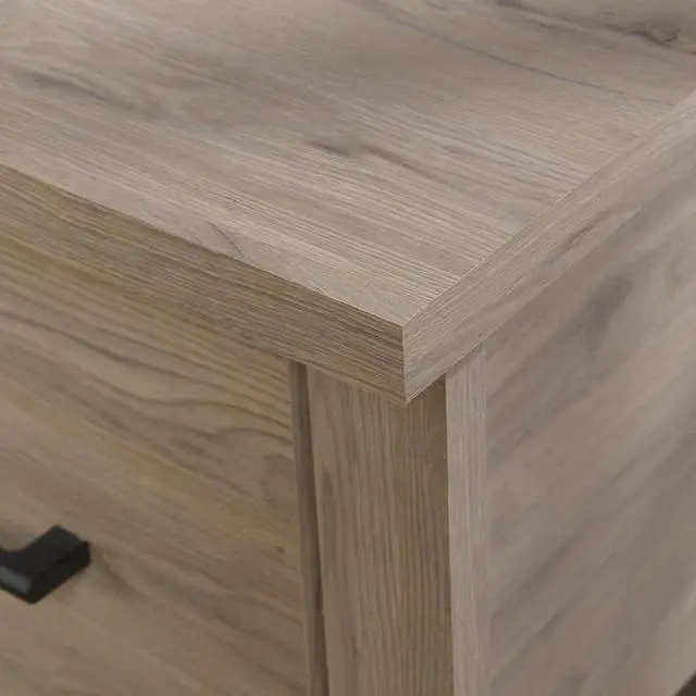 Alt view image 5 of 7 - Sauder Summit Station Desk, L: 52.09" x W: 19.29" x H: 29.02", Laurel Oak Finish