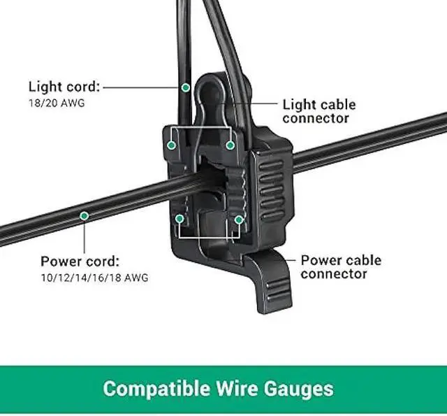 Alt view image 2 of 6 - EDISHINE 10-Pack Low Voltage Wire Connector, Landscape Lighting Cable Connectors Waterproof for Landscape Lighting/Pathway Light/Spotlight, 10/12/14/16/18 Gauge Cables Compatible,UL Listed