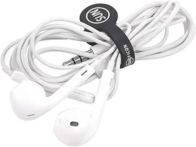 Alt view image 7 of 7 - SUNFICON 10 Pack Magnetic Cable Clips Cable Organizers Earbuds Cords Clips Bookmark Whiteboard Noticeboard Fridge Magnets USB Cable Managers Keepers Ties Straps for Home Kitchen,Office,School, Black