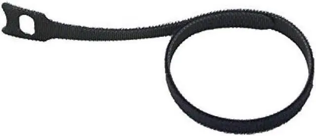 Alt view image 3 of 3 - 50 Pcs Reusable Fastening Cable Ties, Microfiber Cloth 12 Inch Hook and Loop Cord Ties, Black