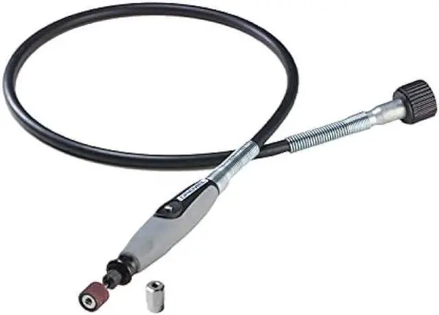 Main image of Dremel Flex Shaft Rotary Tool Attachment with Comfort Grip and 36 Long Cable - Engraver, Polisher, and Mini Sander- Ideal for Detail Metal Engraving, Wood Carving, and Jewelry Polishing ,225-02, Grey