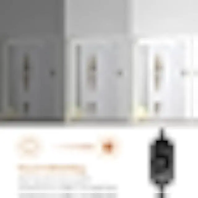 Alt view image 5 of 7 - Onite 2PCS LED Strip Dimmer Switch, USB Female to Male Extension Cord with Dimmable Rotary Switch