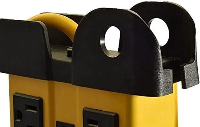 Alt view image 5 of 7 - Digital Energy 15 Foot Long Surge Protector 8-Outlet Heavy Duty Metal Mountable 1050 Joules Protection Extension Cord Power Strip with Cord Management, 15 Foot Long Extension Cord, UL Listed