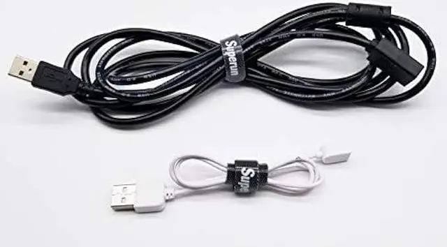 Alt view image 5 of 5 - Superun 50 Pcs Black 10 Inch Fastening Cable Ties Reusable Cord Organizer, Adjustable Hook and Loop Wire Wrap Cable Management