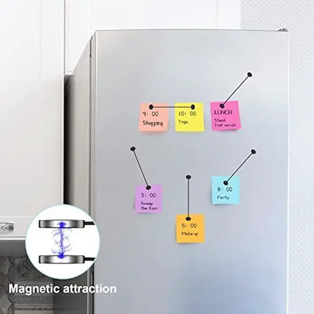 Alt view image 6 of 6 - Magnetic Cord Organizer, Silicone Cable Ties Reusable, FGSAEOR Twist Ties Cable Management for Bundling and Organizing Holding Stuff, Fridge Magnets Cord Keeper Wrap Straps Clips (Black - 12 Pack)