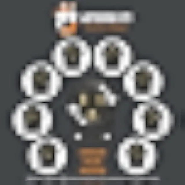 Alt view image 2 of 6 - Journeyman-Pro 515AN 15 Amp 120-125 Volt, NEMA 5-15P, 2Pole 3Wire, Straight Blade, 90 Degree Right Angle Male Plug Replacement Cord Connector Outlet, Commercial Grade PVC (Black 1-Pack)