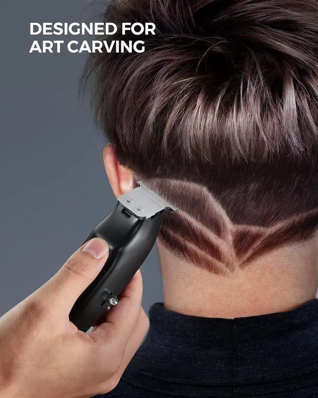 Alt view image 6 of 7 - GLAKER Hair Clippers for Men Professional - Cordless Clippers and Trimmers Set, Complete Barber Kit for Hair Trimming & Beard Grooming, Mens Haircutting Kits for Blending & Fade Cuts