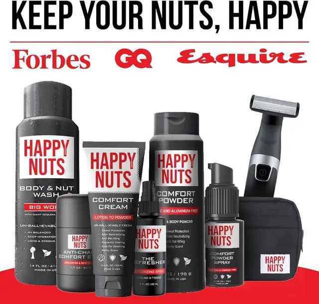Alt view image 5 of 6 - HAPPY NUTS The Ballber Electric Body Hair Trimmer for Men - Mens Body Groomer Kit for Privates - Waterproof Shaver for Hard to Reach Areas
