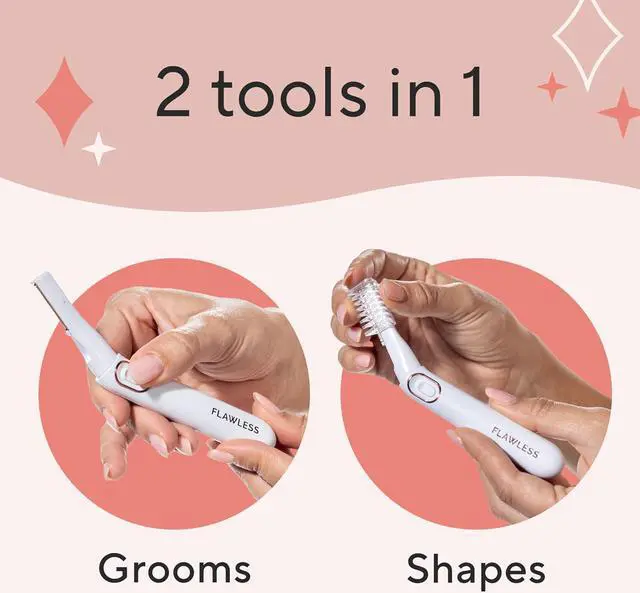 Alt view image 5 of 7 - Finishing Touch Flawless Bikini Shaver and Trimmer Hair Remover for Women, Dry Use Electric Razor, Personal Groomer for Intimate Ladies Shaving, No Bump, Smooth Shave