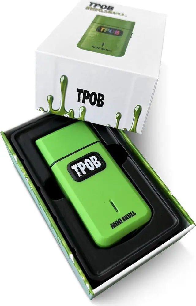 Alt view image 2 of 7 - TPOB Mini Skull Single Shaver Compact Design That can fit in Your Pocket with a Turbo Charged Motor, Perfect for Both Professional and at-Home use (Slime)
