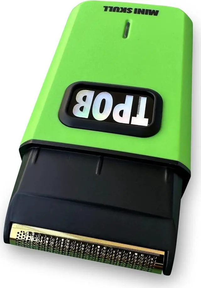 Alt view image 4 of 7 - TPOB Mini Skull Single Shaver Compact Design That can fit in Your Pocket with a Turbo Charged Motor, Perfect for Both Professional and at-Home use (Slime)