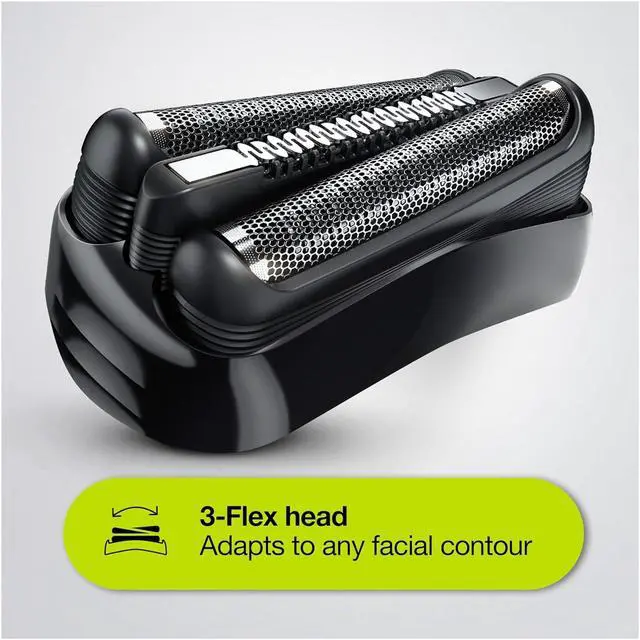 Alt view image 3 of 6 - Braun Electric Razor for Men Foil Shaver, Rechargeable, Black, 4 Piece Set