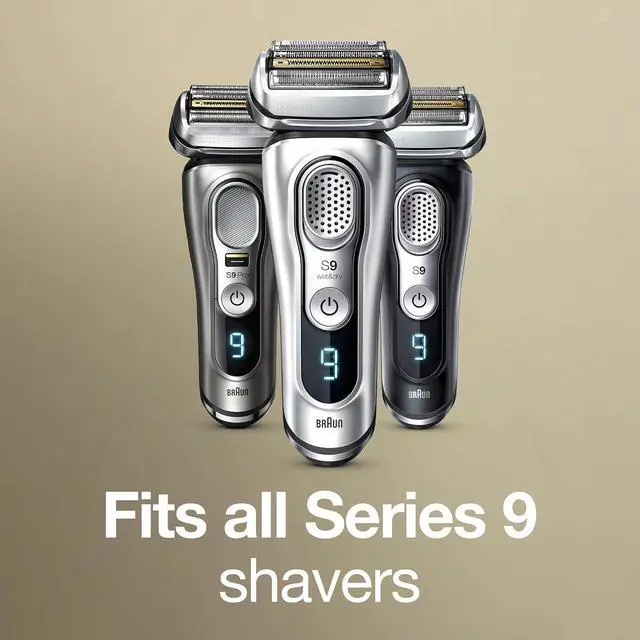 Alt view image 3 of 7 - Braun Series 9 Electric Shaver Replacement Head - 92S - Compatible with all Series 9 Electric Razors 9290cc, 9291cc, 9370cc, 9293s, 9385cc, 9390cc, 9330s, 9296cc