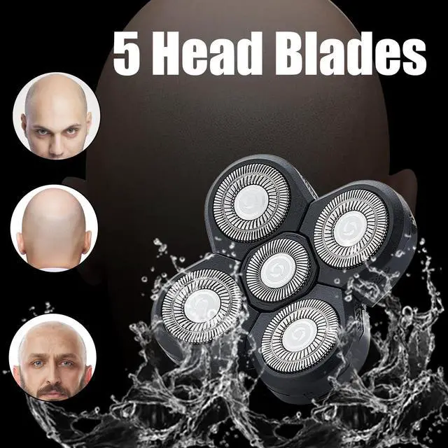 Alt view image 4 of 6 - 3PCS Shaver Replacement Blades for Fre*b*ird Head Shaver Kit,5 Head Shaver Heads for Bald Men Head and Face Electric Razor Shaver Replacement