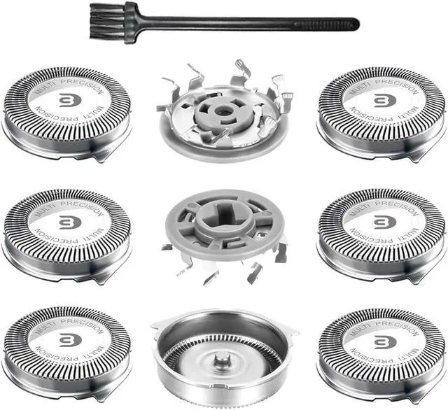 Main image of SH30 Replacement Heads for Electric Shaver Series 1000, 2000, 3000 and S738 with Durable Sharp Blade, SH30 Heads, 9-pc Pack