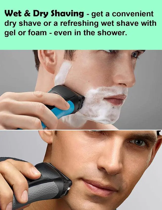 Alt view image 7 of 7 - 21B Series 3 Replacement Head for Braun Electric Shaver, S3 Wet and Dry Replacement Head Compatible with Braun Series 3 Replacement Head Foil and Cutter 300s, 310s, 3010BT (1 Count)