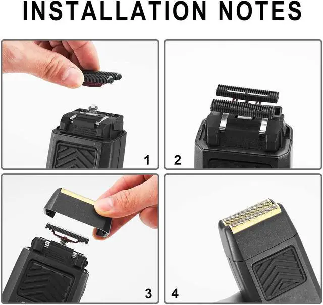 Alt view image 4 of 4 - Wahl Professional 5-Star Series Finale Shaver Replacement Foil and Cutter Bar Assembly - 2 Count Compatible with Wahl Shaver Foil 7043