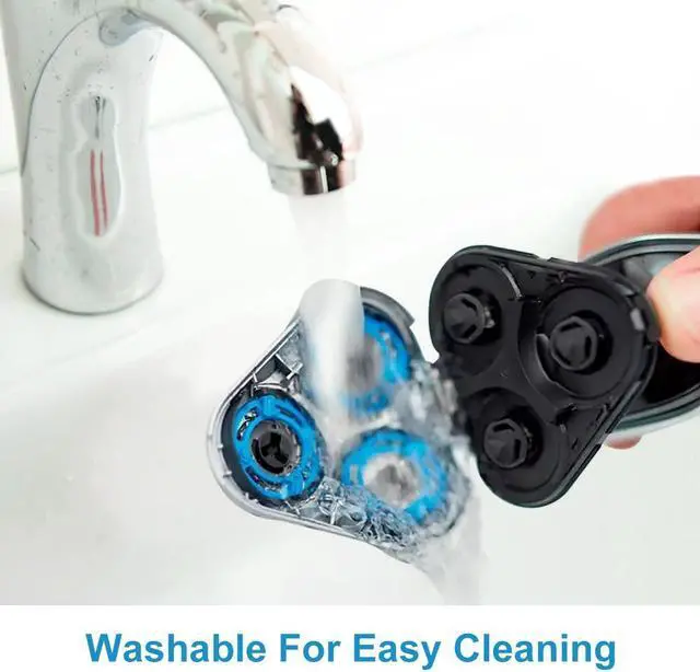 Alt view image 5 of 6 - HQ8 Replacement Heads for Aquatec Shavers, HQ8 Replacement Blades, HQ8 Heads New Upgraded