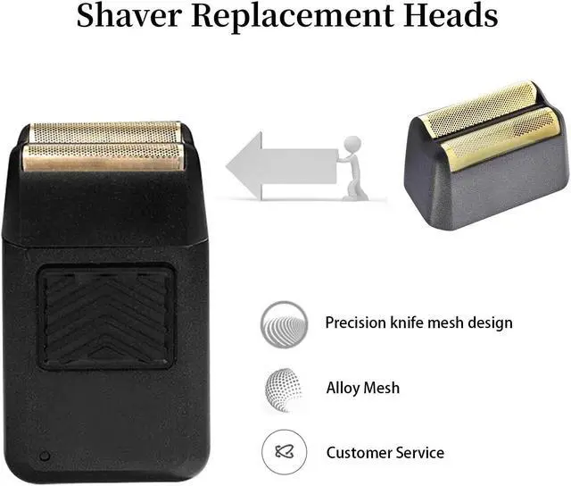 Alt view image 4 of 5 - 3 Pack Professional 5 Star Series Finale Shaver Replacement Foil and Cutter Bar Assembly Compatible with wahl Shaver Foil 7031-100, 7043-100 Super Close Shaving Replacement HeadsBlack