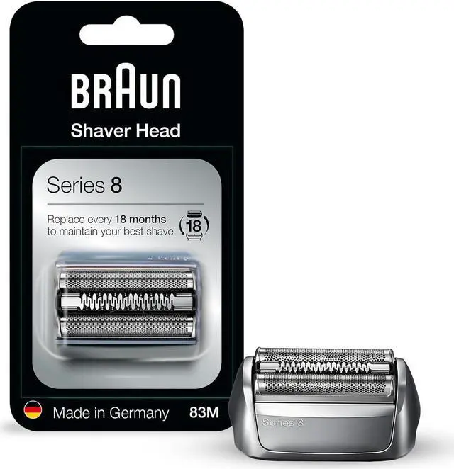 Main image of Braun Series 8 83M Electric Shaver Head Replacement Cassette, Silver