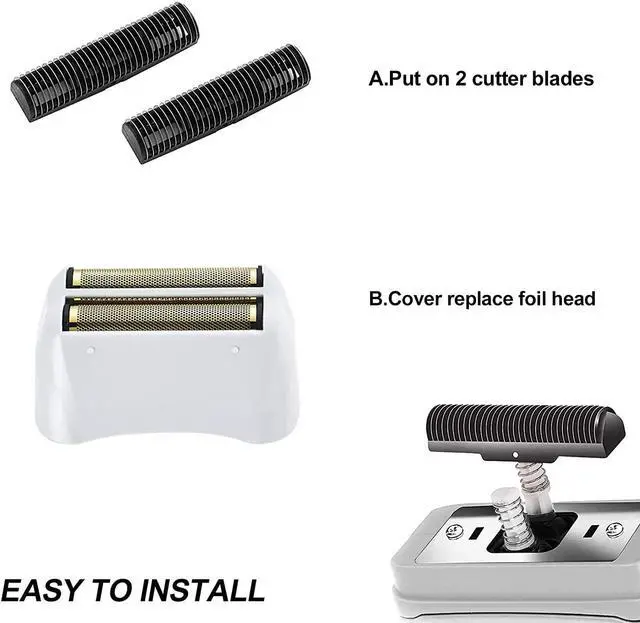 Alt view image 4 of 7 - 3 Packs Pro Shaver Replacement Foil and Cutters Compatible With Andis #17155 & #17150#17200 Shaver Pro Foil