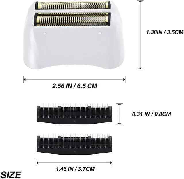 Alt view image 5 of 7 - 3 Packs Pro Shaver Replacement Foil and Cutters Compatible With Andis #17155 & #17150#17200 Shaver Pro Foil