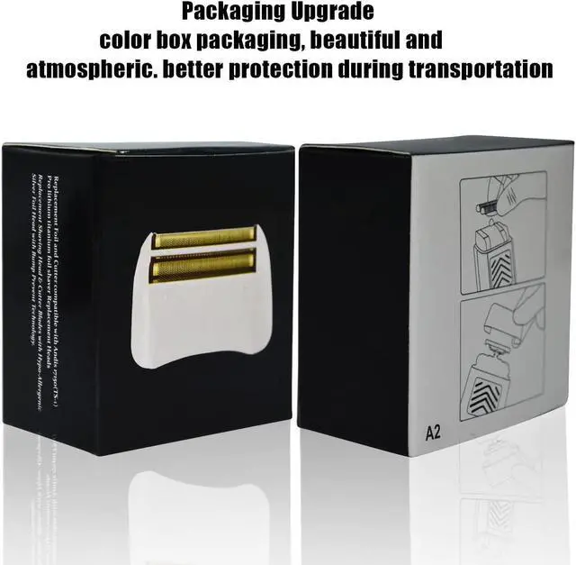 Alt view image 7 of 7 - 3 Packs Pro Shaver Replacement Foil and Cutters Compatible With Andis #17155 & #17150#17200 Shaver Pro Foil