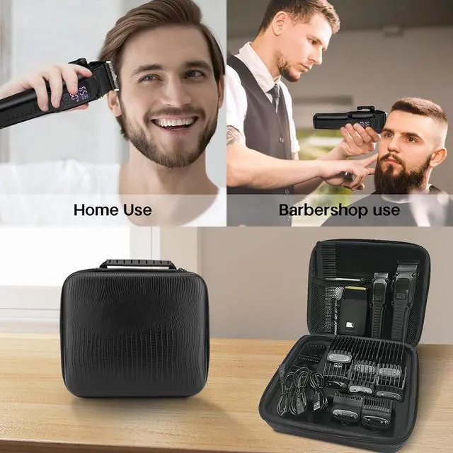Alt view image 7 of 7 - Hair Clippers for Men Professional,Cordless Beard Trimmer Electric Shavers for Men Set,Hair Trimmer for Men Rechargeable,Barber Clippers for Haircut Grooming,Razor with Case