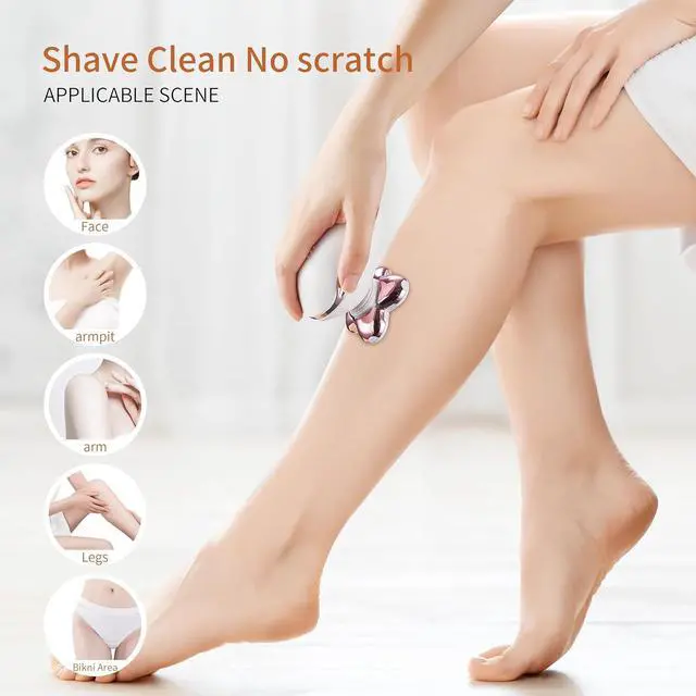 Alt view image 2 of 7 - Womens Electric Shaver,Electric Razors for Women,Womens Electric Razor for Legs,Bikini Trimmer for Women,Facial Hair Removal for Women,Shaver for Women