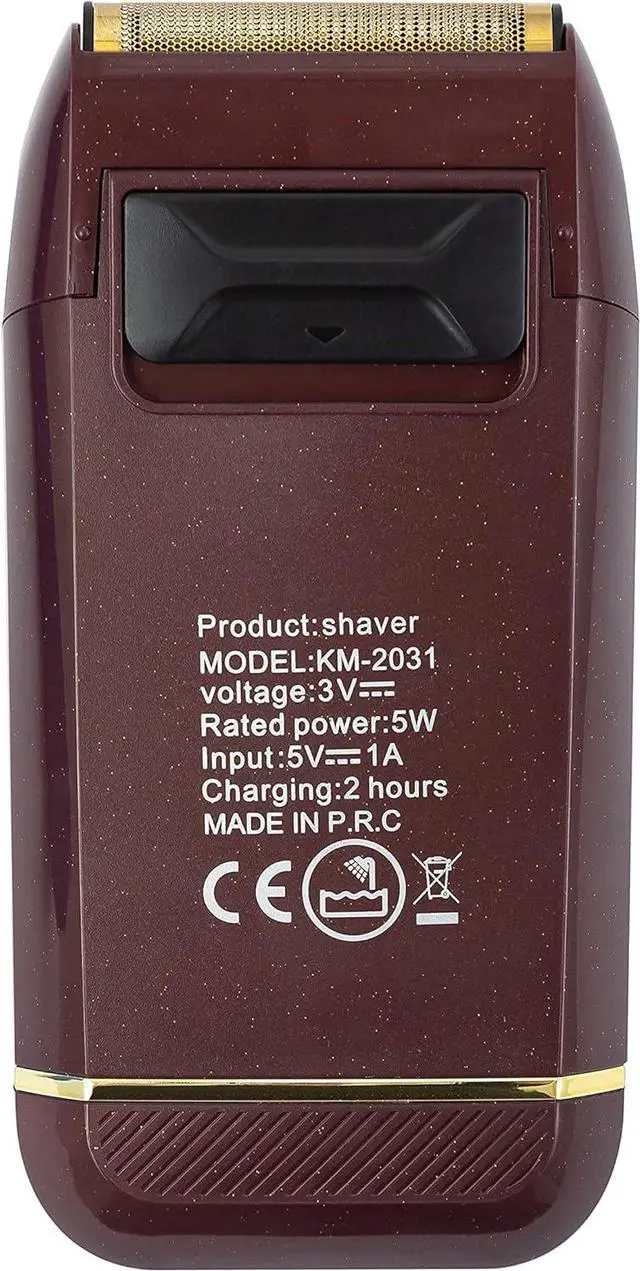 Alt view image 2 of 7 - KEMEI Foil Shaver Double Electric Shaver for Men Electric Razors Head Shaver for Bald Men Barber Supplies Hair & Beard Trimmer Cordless Rechargeable