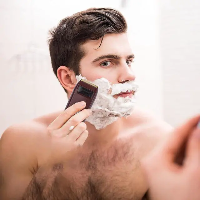 Alt view image 7 of 7 - KEMEI Foil Shaver Double Electric Shaver for Men Electric Razors Head Shaver for Bald Men Barber Supplies Hair & Beard Trimmer Cordless Rechargeable