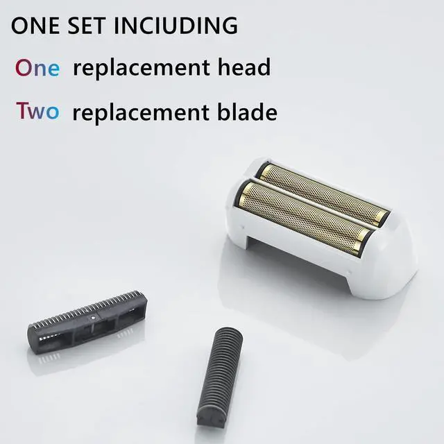 Alt view image 4 of 6 - 3 Pack Pro Shaver Replacement Foil and Cutters Compatible with andis No.17150/17155/17200 Shaver ProFoil Lithium Replacement" Golden