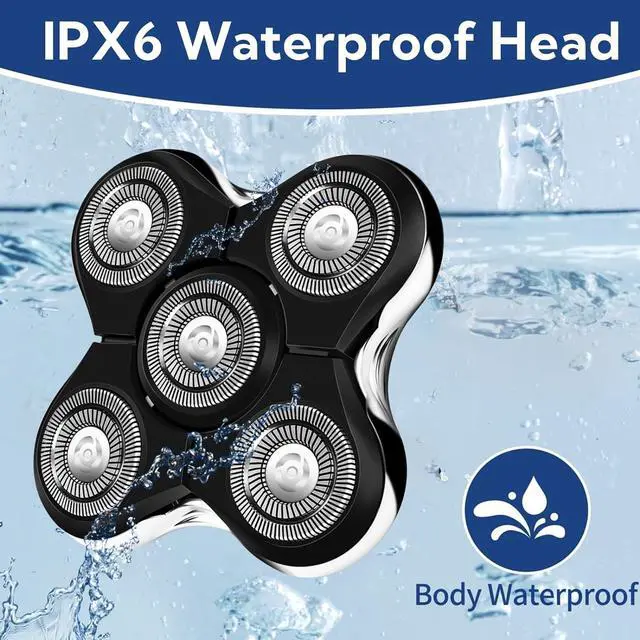 Alt view image 3 of 7 - Balder Pro Replacement Head for Remington Balder Pro Head Shaver SPR XR7000,5 Dual Track Heads for Remington Shaver Replacement Heads-Precision Electric Shaving for Bald Men.(2Pack)