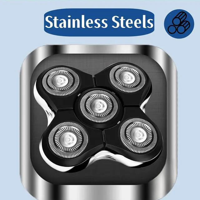 Alt view image 7 of 7 - Balder Pro Replacement Head for Remington Balder Pro Head Shaver SPR XR7000,5 Dual Track Heads for Remington Shaver Replacement Heads-Precision Electric Shaving for Bald Men.(2Pack)