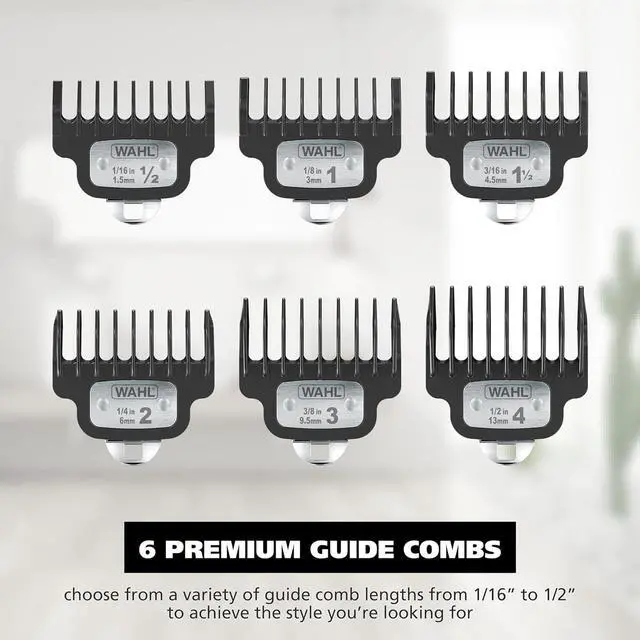 Alt view image 6 of 7 - Wahl Pro Series Forever Blade Stainless Steel Cordless Rechargeable Beard Trimmer for Men with No Slip Grip & USB charge, Made in The USA  Model 3026017