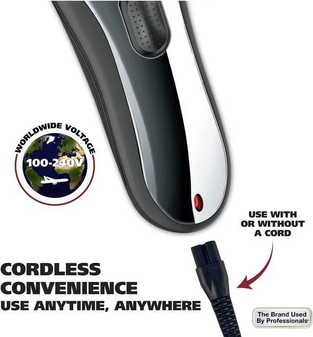 Alt view image 2 of 7 - Wahl Clipper Rechargeable Cord/Cordless Haircutting & Trimming Kit for Heads, Longer Beards, & All Body Grooming - Model 79434