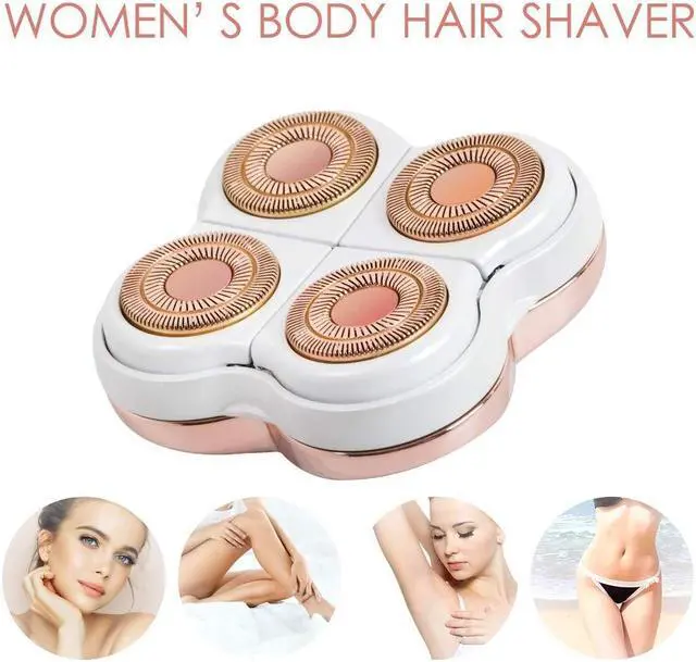 Alt view image 2 of 6 - tuokiy Legs Hair Remover Replacement Heads for Finishing Touch Flawless Legs Women's Hair Remover Rose Gold