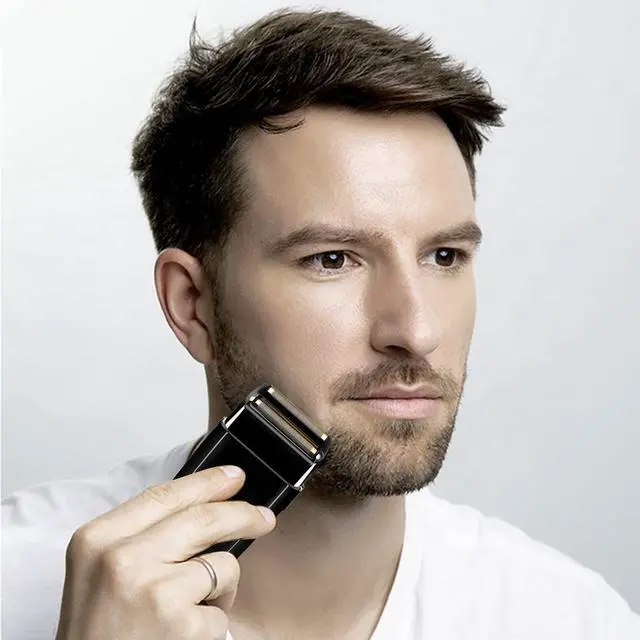 Alt view image 6 of 7 - Shaver Replacement Foil and Cutters compatible with BaBylissPRO Barberology Double FXFS2 (2PC Black)