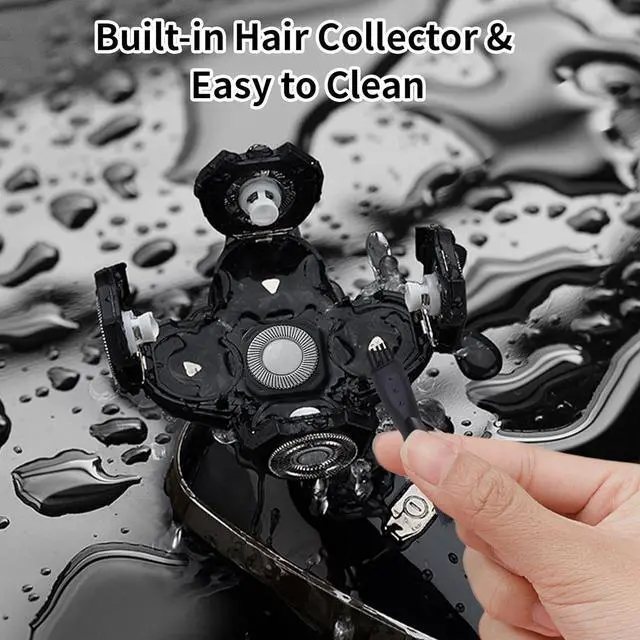Alt view image 3 of 7 - 3Pcs 5 Head Shaver Replacement Blades, Universal 5 Blades Shaver Replacement Heads for Electric Razor Shaver Head, Bald Men Freedom Grooming Head and Face