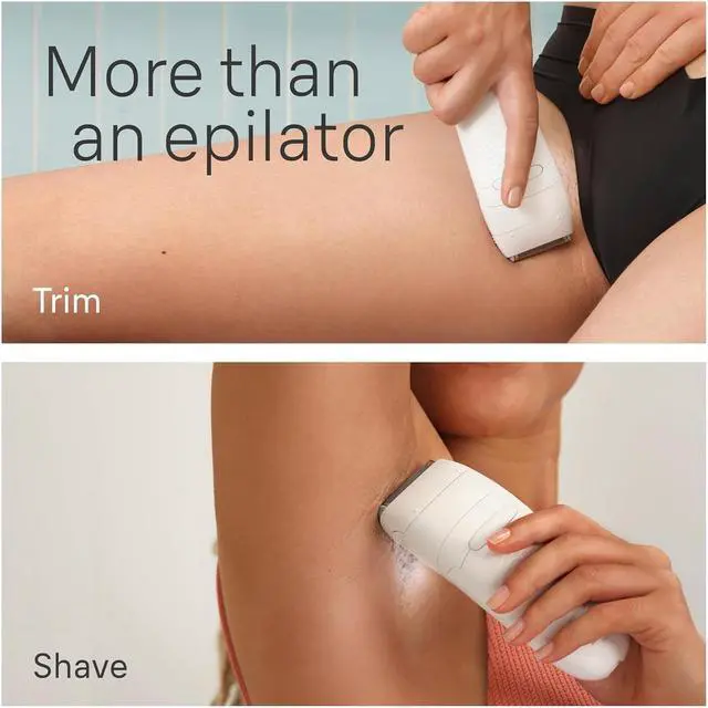 Alt view image 6 of 6 - Braun Silk-epil 5 Epilator, Hair Removal Device, Women Shaver & Trimmer, Wet & Dry, Includes Shaver Head & Trimmer Comb, SE5-041, Grey