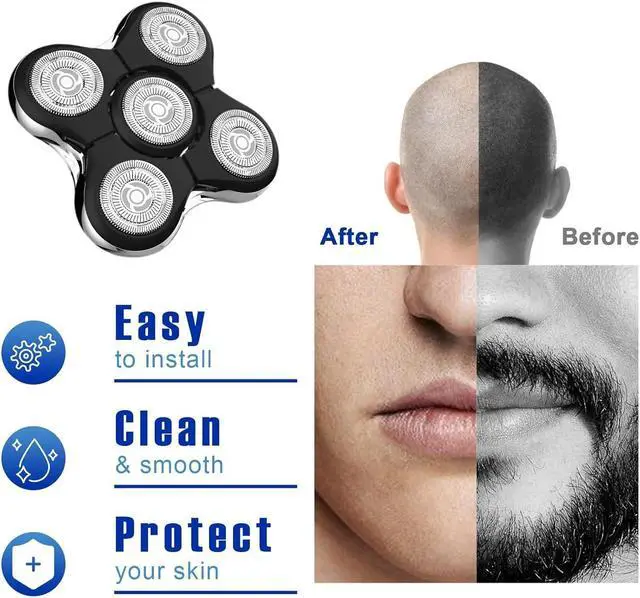 Alt view image 5 of 5 - Pro Blades Shaver Replacement Head Compatible with Remington Balder Head Shaver Model XR7000,Stainless Steel Replacement Blades Precision Electric Shaving for Bald Men(1pack)
