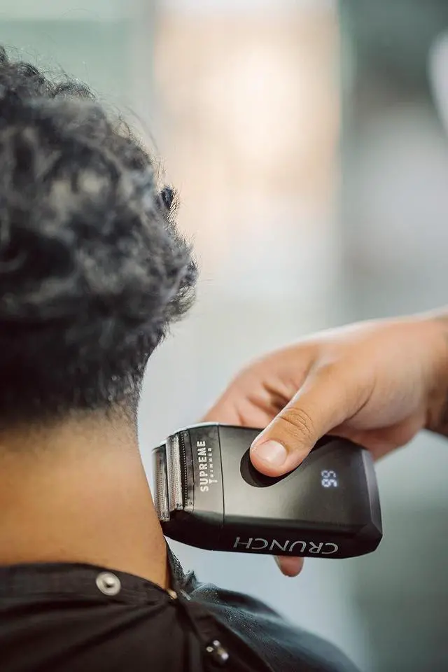 Alt view image 7 of 7 - Supreme Trimmer Vader Trimmer & Crunch Foil Shaver Barber Haircutting Kit | Professional DLC T-Blade Beard Trimmer ST3778 & STF602 Waterproof IPX6 Shaver Set | (Black)