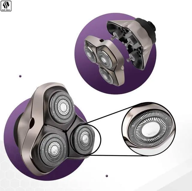 Alt view image 4 of 5 - Skull Shaver Forte PRO 3 Head Replacement Blade | Electric Shaver Replacement Heads