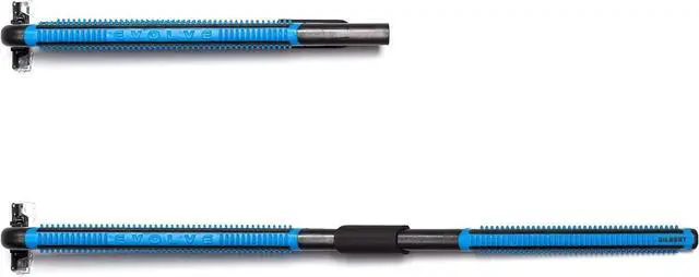 Alt view image 2 of 5 - EVOLVE Body Razor Back Shaver Leg Shaver Face Shaver Long Sturdy Folding Handle - 4 Cartridges Included - Shave Wet or Dry - Better Control - Safety Razor Won't Cut Your Back Like Larger Blades