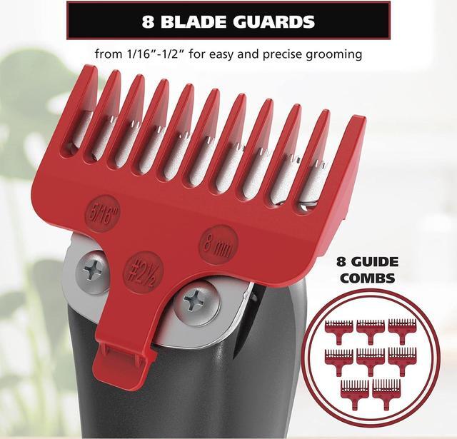Alt view image 5 of 7 - Wahl Edge Pro Bump Free Corded Beard Trimmer for Men Touch Up Trimmer & Grooming Detailer Kit  Perfect for Edging Beards, Mustaches, Hair, & Stubble,  Model 9686-300