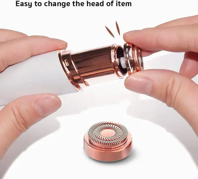 Alt view image 5 of 7 - Replacement Heads for Flawless Facial Hair Remover,Replacement Blades for Old Finishing Touch Flawless Hair Removal