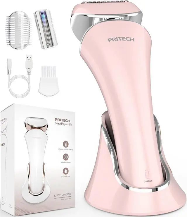 Main image of Electric Shaver Women Rechargeable Razor Ladies Shaver,Lady Razor for Legs,Arm,Underarm,Bikini,USB Rechargeable Razor Wet&Dry Cordless for Woman