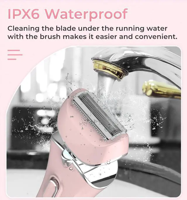 Alt view image 5 of 6 - Electric Shaver Women Rechargeable Razor Ladies Shaver,Lady Razor for Legs,Arm,Underarm,Bikini,USB Rechargeable Razor Wet&Dry Cordless for Woman